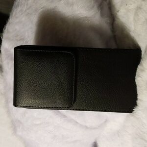 NWOT Universal Leather Case With Swivel Clip Magnetic Flap